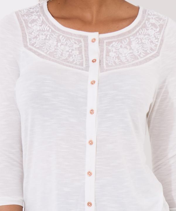 Produktbild Joe Browns Lace Panel Button Down Jersey Top (10)