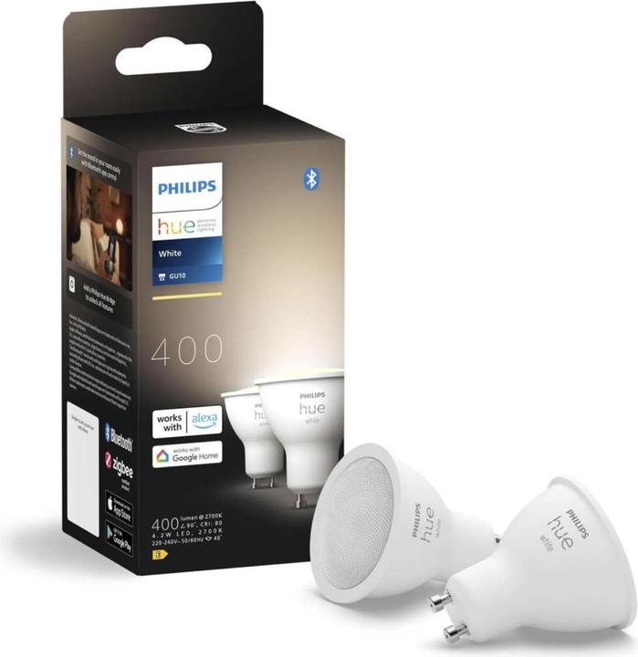 Philips Hue 400 (GU10, 4.20 W, 400 lm, 2 x, E)