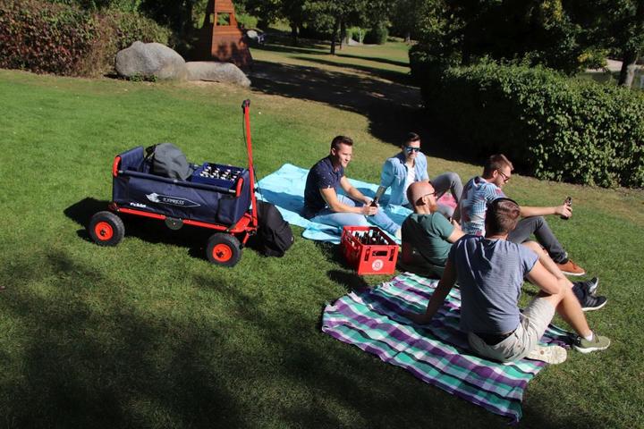 Produktbild Eckla Express Faltbollerwagen rot/blau