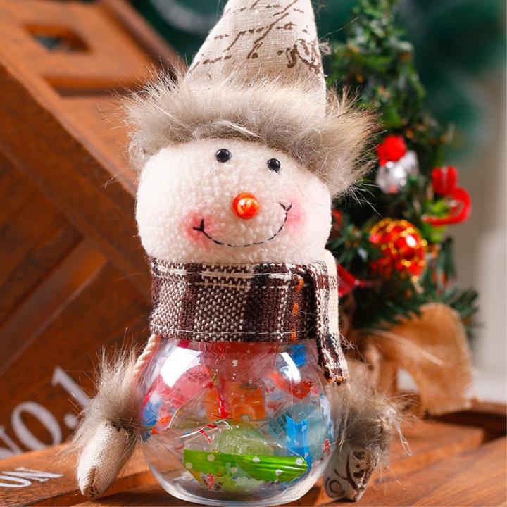 Cover-Discount Weihnachten Winter Deko Behälter Schneemann