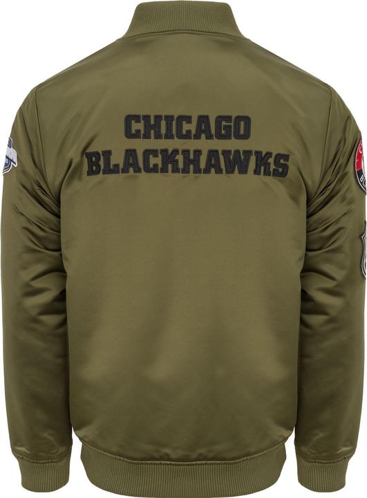 Immagine prodotto Mitchell & Ness Giacca bomber in raso M&N - PATCHES Chicago Blackhawks - S (S)
