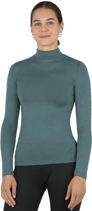 Actual product image Normani Ladies' merino longsleeve with stand-up collar "Romsey" - 9561 (XXL)