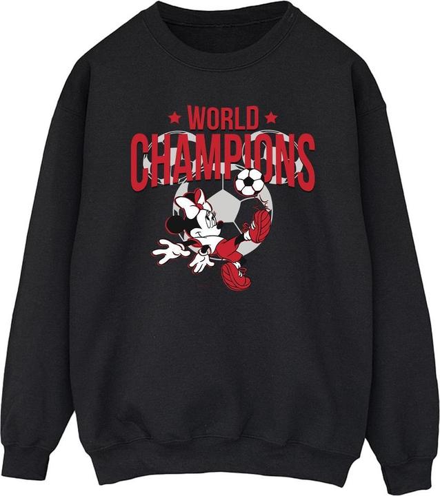 Actual product image Disney Mens Minnie Mouse World Champions Sweatshirt (XL)