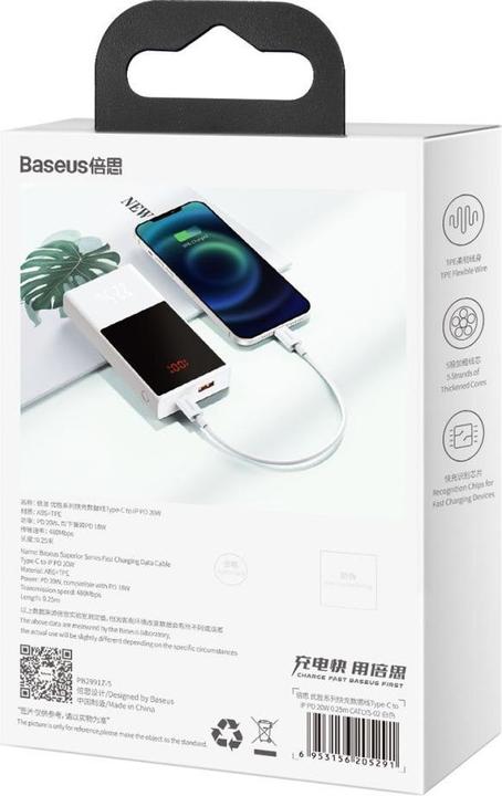Actual product image Baseus superior series (2 m, USB 2.0)