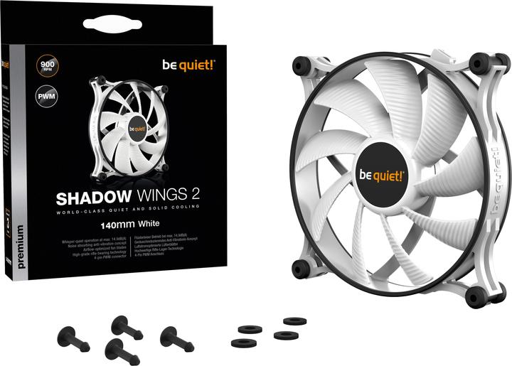 Image du produit be quiet! Ailes de l'ombre 2 PWM (140 mm, 1 x)