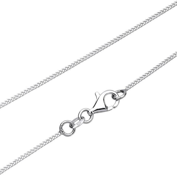 Immagine prodotto Elli mit Kreis-Anhänger verziert mit Kristallen (Argento, 45 cm)