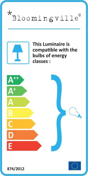 Energy Label Bloomingville Evert (E27)