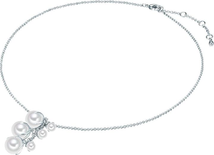 Image du produit Lulu & Jane Femme laiton perle de culture argent 42,0 cm chaîne de base + 5,0 cm extension - 29157 (Laiton, 42 - 47 cm)