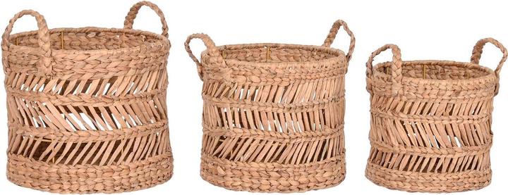 Image du produit Esprit Basket set Home Natural Metal Natural Fibre (3 Pieces) (3 x)