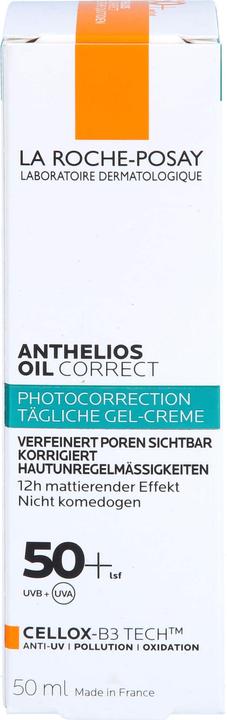 Immagine prodotto La Roche Posay Anthelios Oil Correct Crème spf50+ 50ml (Crema solare viso, SPF 50+, 50 ml, 94 g)