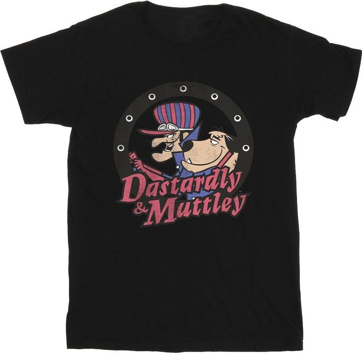 Universal Textiles Dastardly And Mutley Circle TShirt