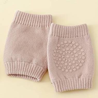 Actual product image Milkii Baby knee pads with non-slip grip, rose