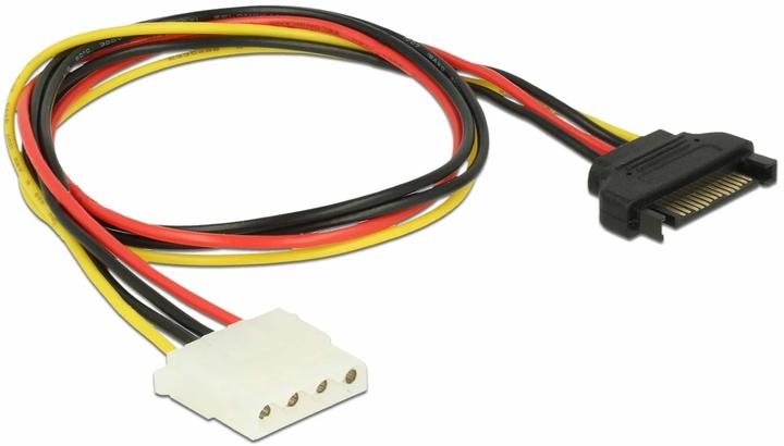 Produktbild Delock Stromkabel SATA 15-poliger Stecker > 4-polige Buchse