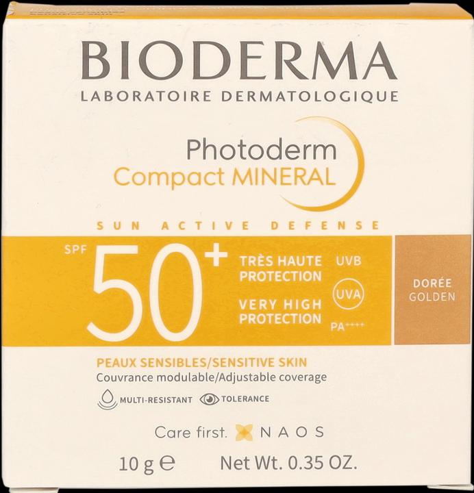Produktbild Bioderma Photoderm Compact SPF50 Golden (Sonnencreme Gesicht, SPF 50)