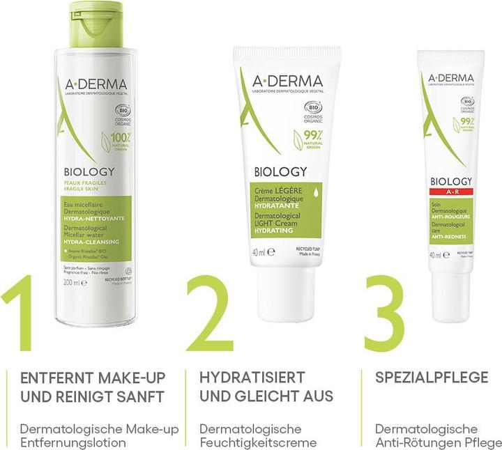 Produktbild A-Derma BIOLOGY Mizellen Reiniungslotion Lot (Reinigungsmilch, 200 ml)