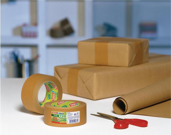 Actual product image tesa 6x PAPER ecoLogo packing tape (50 mm)