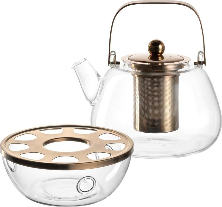 Actual product image Leonardo Tè Per Te Teekanne mit Metallhenkel + Stövchen (1.20 l)