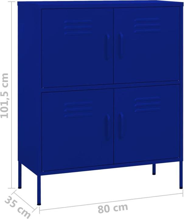 Actual product image VidaXL Schrank (80 x 35 x 101.5 cm)