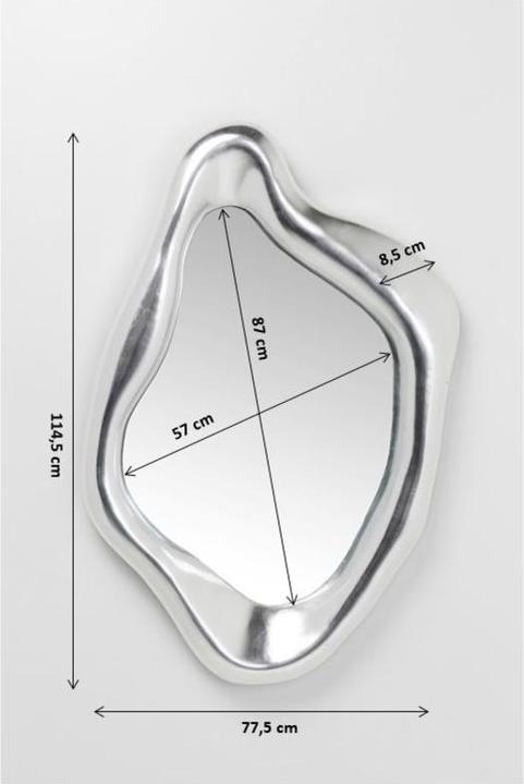 Actual product image Kare Design Mirror Hologram Silver 119x76cm (76 x 119 cm)