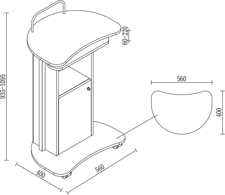 Immagine prodotto VCM Komil (56 x 41 cm)