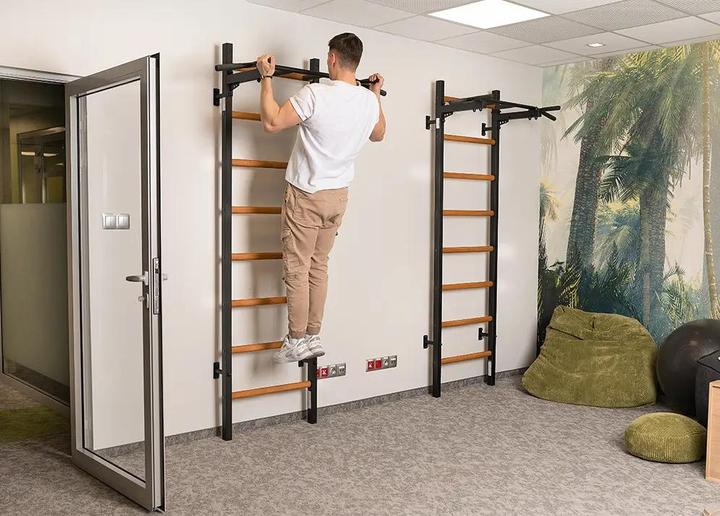 Actual product image BenchK Wall bars 221 with multi pull-up bar