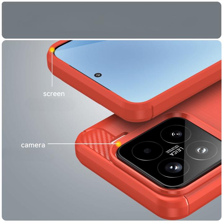 Actual product image Cover-Discount Xiaomi 15 - Metall Carbon Look Hülle (Xiaomi 15)