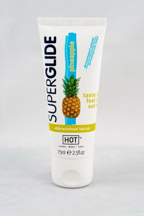 Immagine prodotto HOT Superglide lubrificante commestibile a base d'acqua all'ananas 75 ml (75 ml)