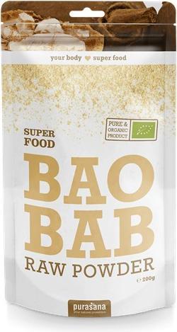 Purasana Baobab Raw Powder (200g) (1 Stück, Pulver, 200 g)