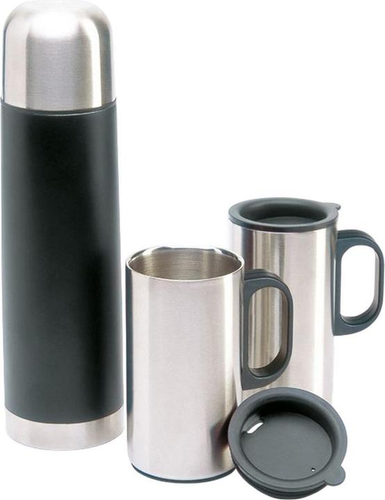 Actual product image MidOcean Isoset Vacuum Insulated Flask & Cup Set (Pack of 3)