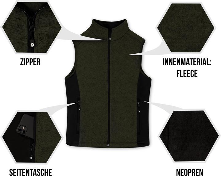 Image du produit Normani Gilet polaire tricoté pour homme Shamattawa (4XL)