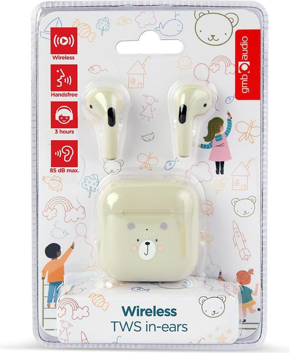 Image du produit Gembird BT TWS in-ears "Ourson (3 h, Sans fil)