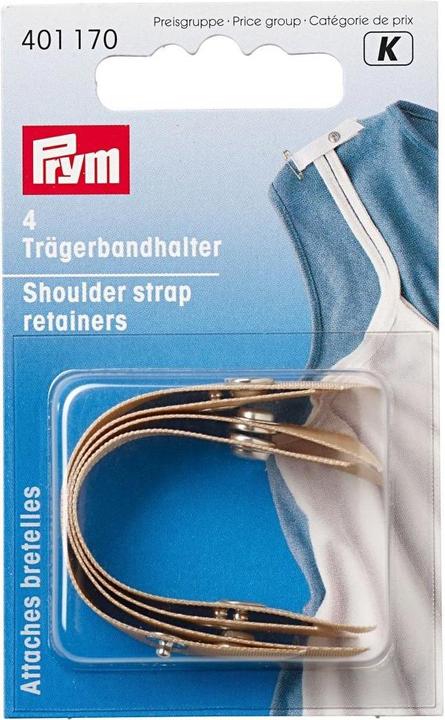 Actual product image Prym Strap holder for sewing in, 4 pcs.