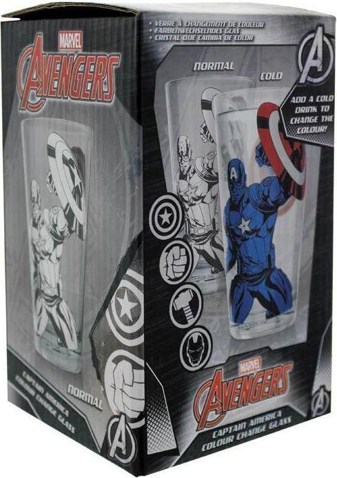 Actual product image Paladone Products Captain America glass