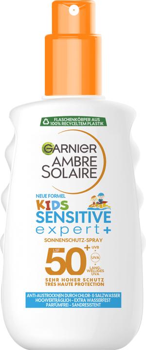 Garnier Kids Sensitive Advanced + (Sonnenspray, SPF 50+, 200 ml, 235 g)
