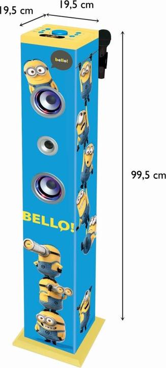Image du produit Lexibook Tour de son Bluetooth Minions avec microphone+karaoké