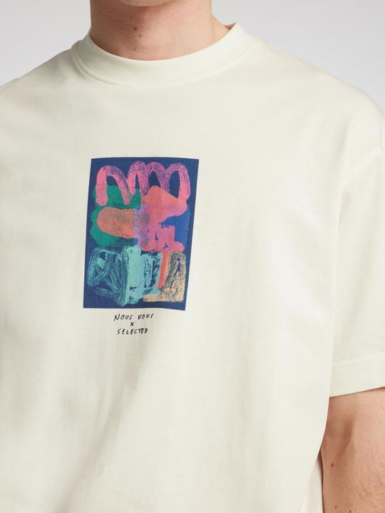 Actual product image Selected Homme Print T-Shirt (L)