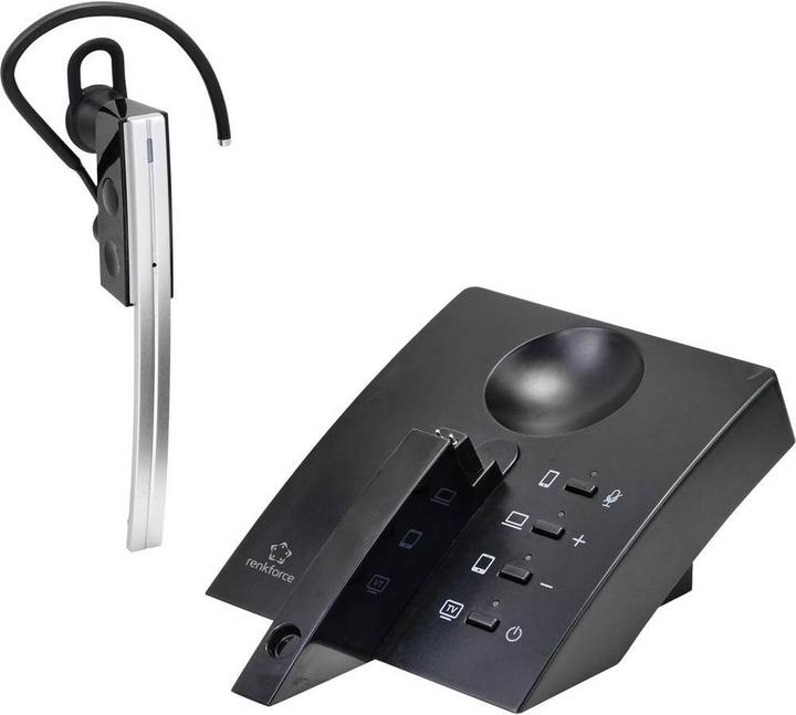 Produktbild Renkforce Bluetooth-Headset mit Ladestation (ANC, 4.50 h, Kabellos)