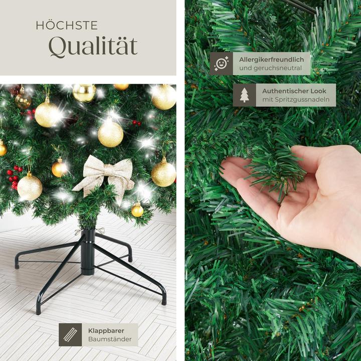 Image du produit tectake Sapin de Noël artificiel COMETE, aspect naturel (210 cm)