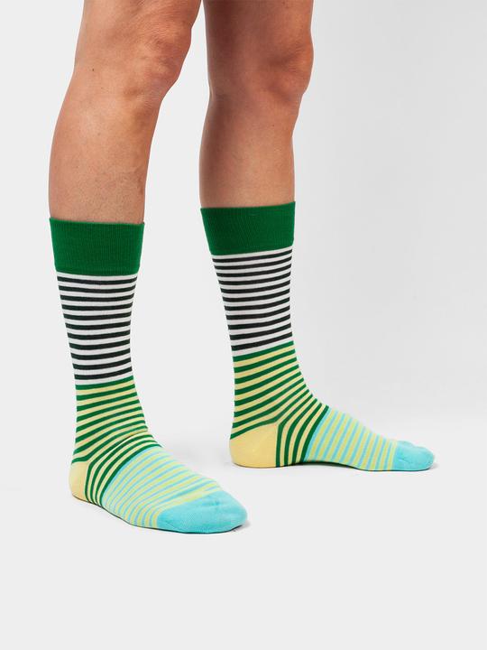 Produktbild DillySocks Fine Line Green (Einzelpack, 36 - 40)