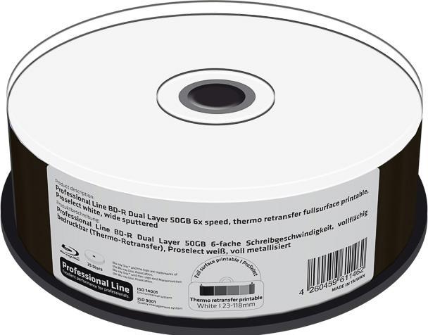 Image du produit MediaRange BD-R DL, 6x, 25 pack (25 x)