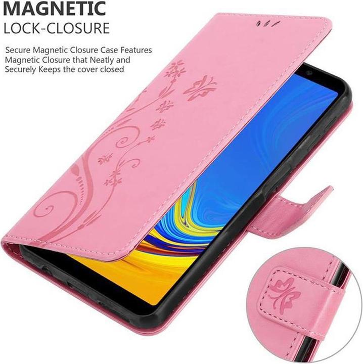 Productafbeelding Cadorabo Bloemen Boekomslag (Samsung Galaxy A7 (2018))