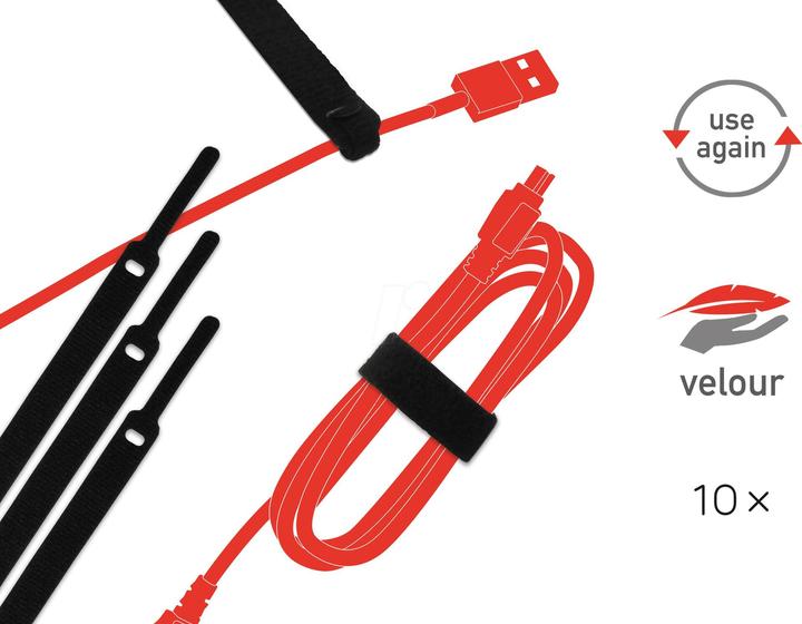 Produktbild Label-the-cable Power Klettbinder (Klettkabelbinder, 170 mm, 10 Stk.)