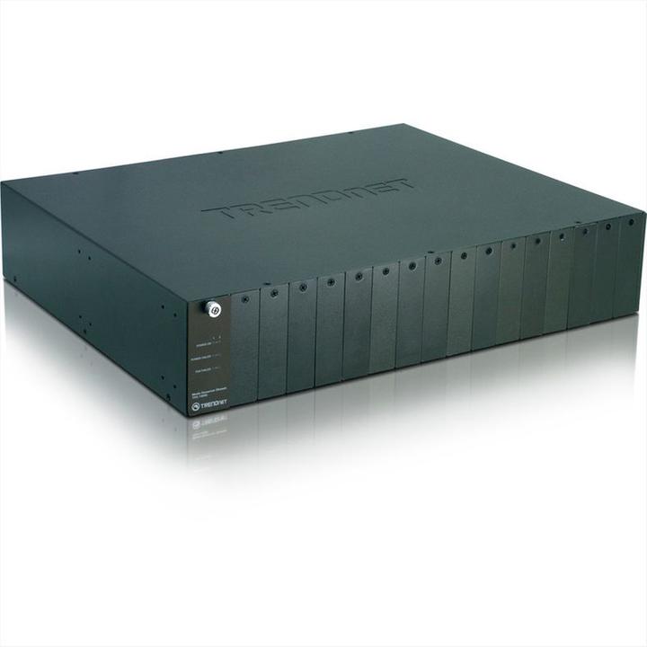 Actual product image Trendnet TFC-1600 Converter Chassis 16-Bay (16 Ports)
