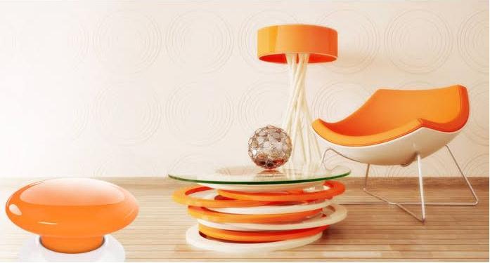 Actual product image Fibaro The Button orange
