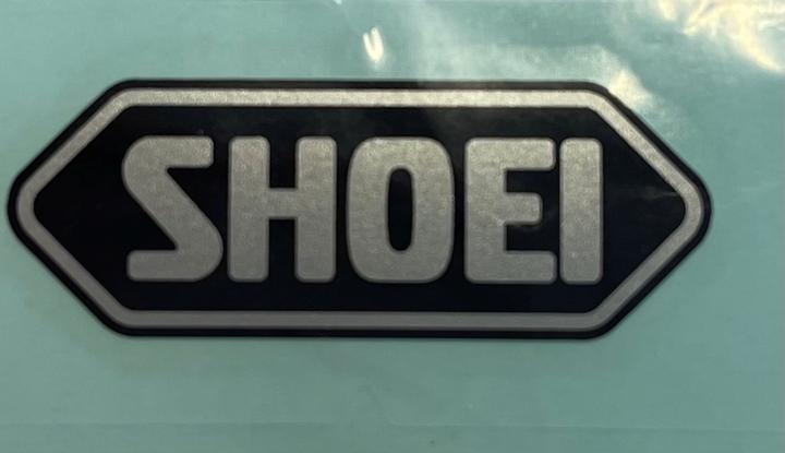 Actual product image Shoei Front logo