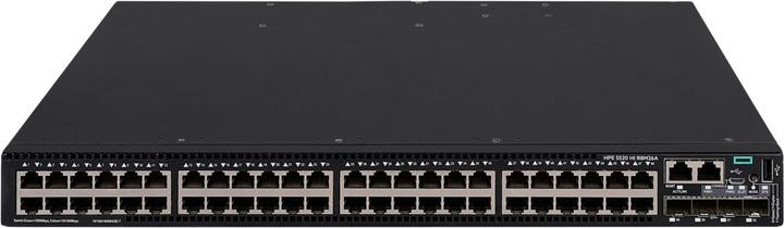 Productafbeelding HPE E FlexNetwork 5520 HI Switch 4 SFP+ Poorten, 1 Uitbreidingsmodulesleuf, 1U, MACsec Ondersteuning (48 Havens)