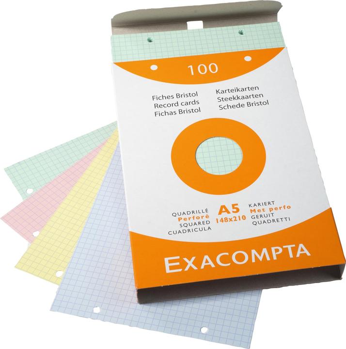 Immagine prodotto Exacompta Schede di valutazione (A4, 205 g/m², 100 x)