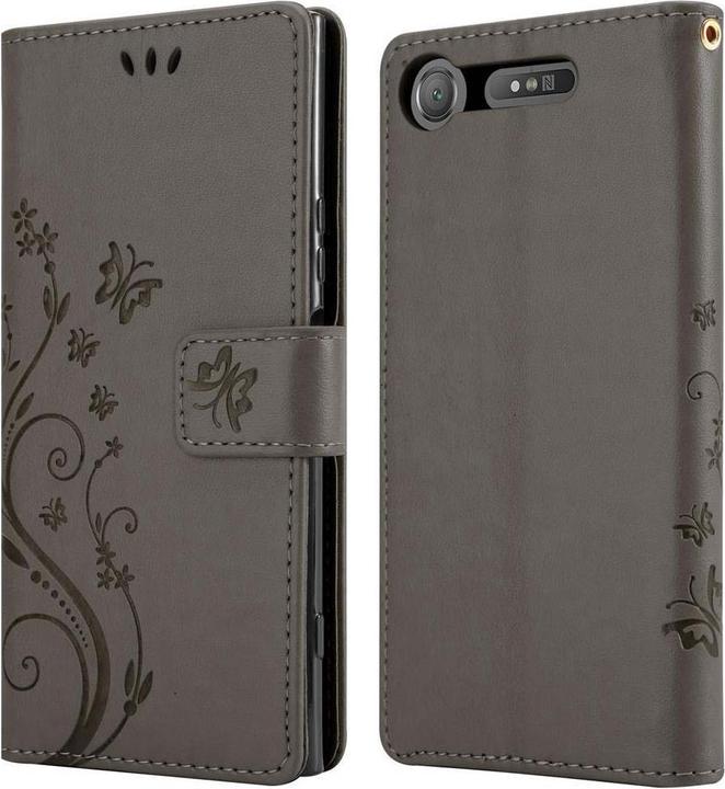 Image du produit Cadorabo Couverture du livre de fleurs (Sony Xperia XZ1)