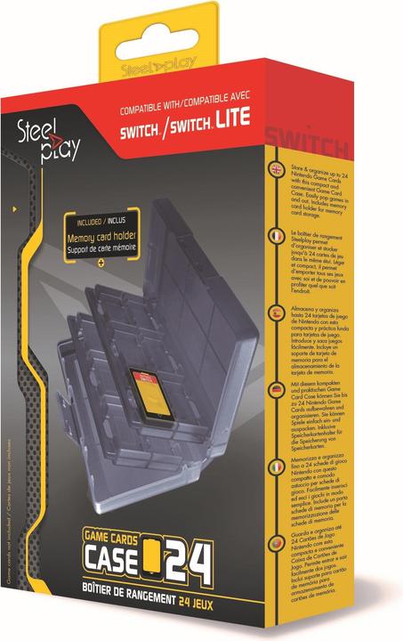 Image du produit Steelplay Boîte de rangement pour 24 jeux Switch (Switch OLED, Switch Lite)
