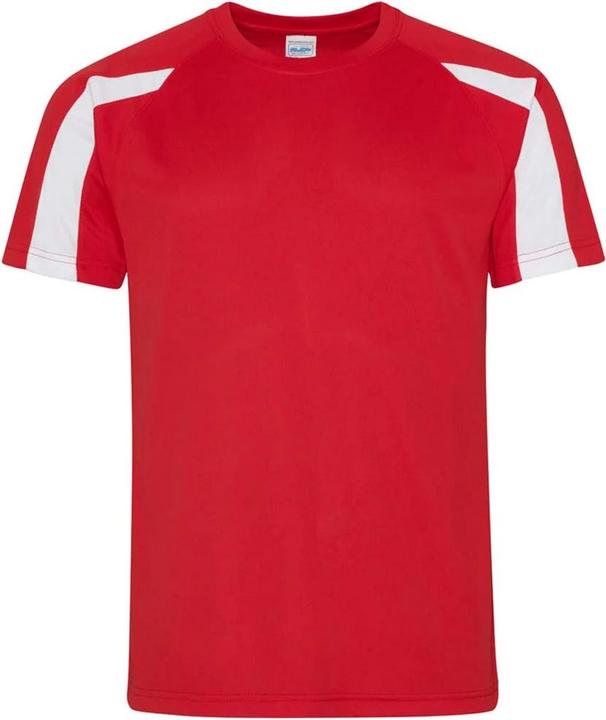 Actual product image Awdis Mens Contrast Moisture Wicking T-Shirt (M)